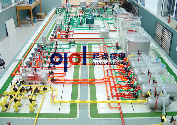 油气集输工艺流程动态演示工业模型